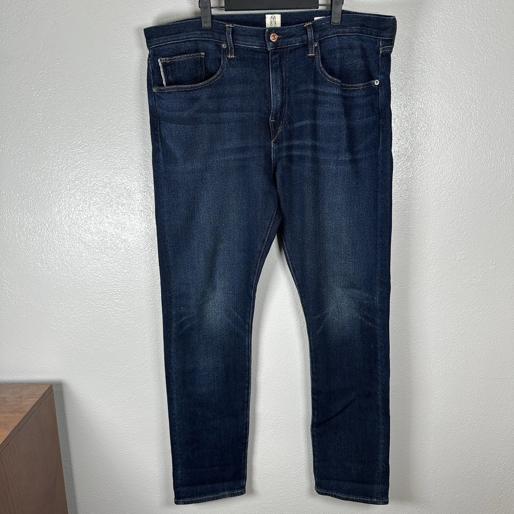 Hiroshi Kato Jeans Mens 38x33 The Scissors Slim Tapered Selvedge Bette Dark Wash